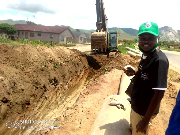 Construction of Dangamvura water project